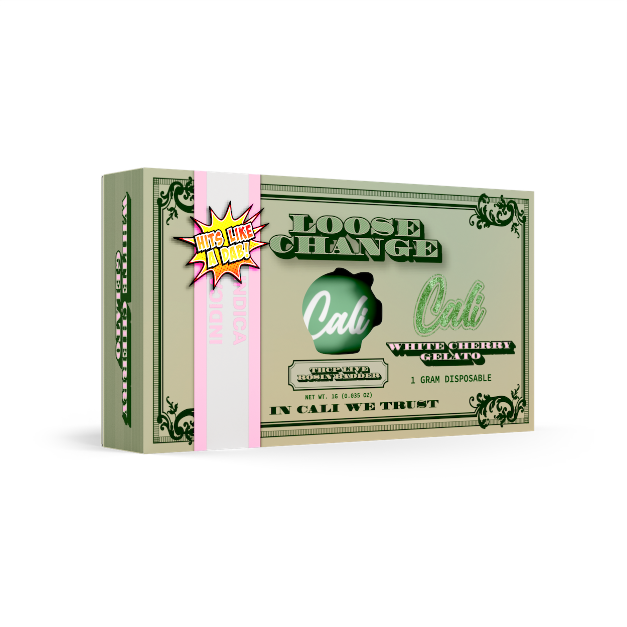 WHITE CHERRY GELATO 1 GRAM DISPOSABLES – LOOSE CHANGE (INDICA)