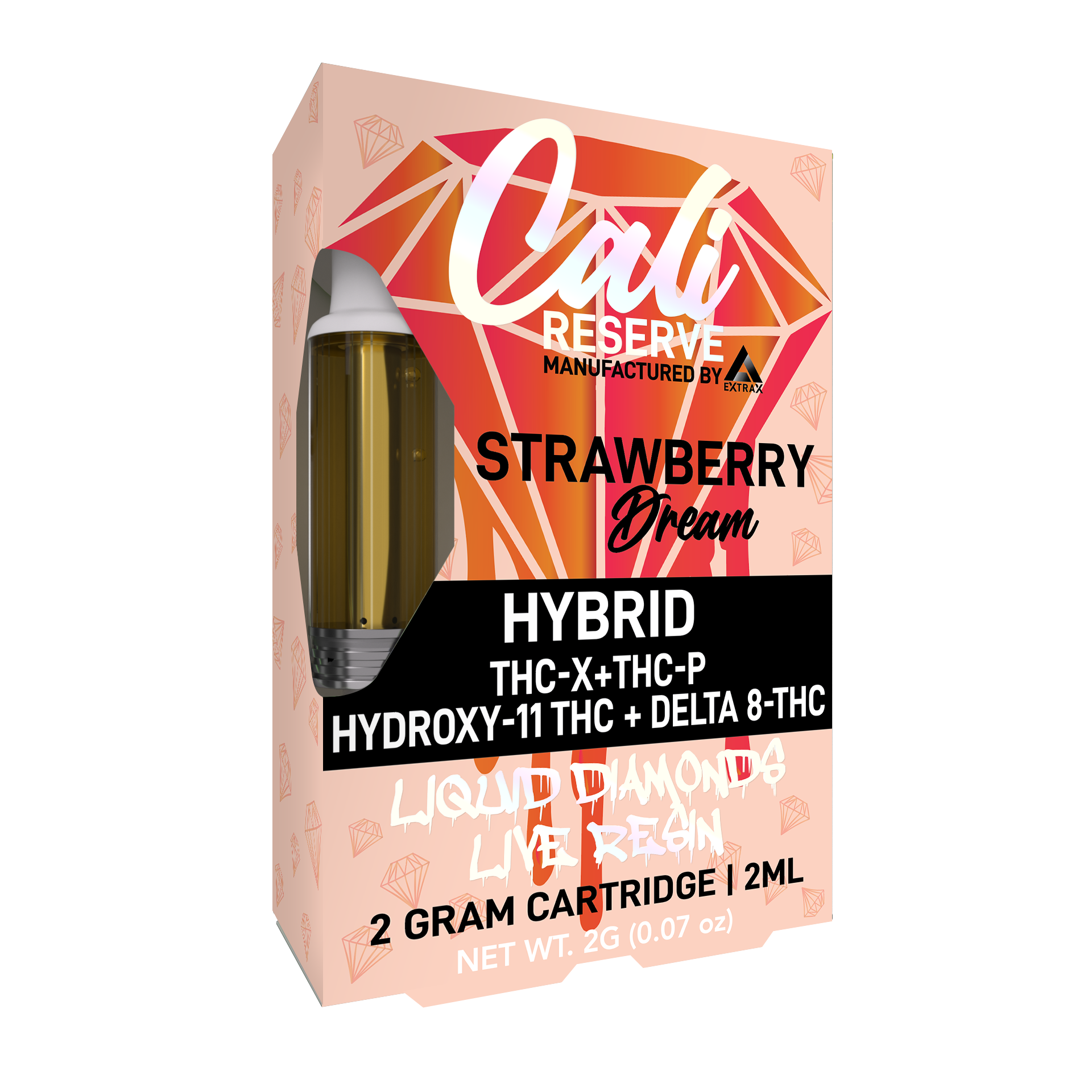 STRAWBERRY DREAM LIQUID DIAMOND CARTRIDGE 2G – CALI RESERVE