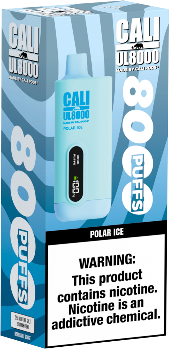 Cali UL8000 Disposable - Polar Ice