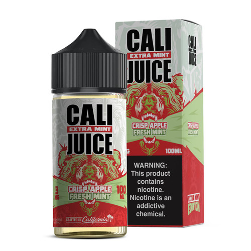 Cali Juice 100ML- Crisp Apple Fresh Mint "Extra Mint"