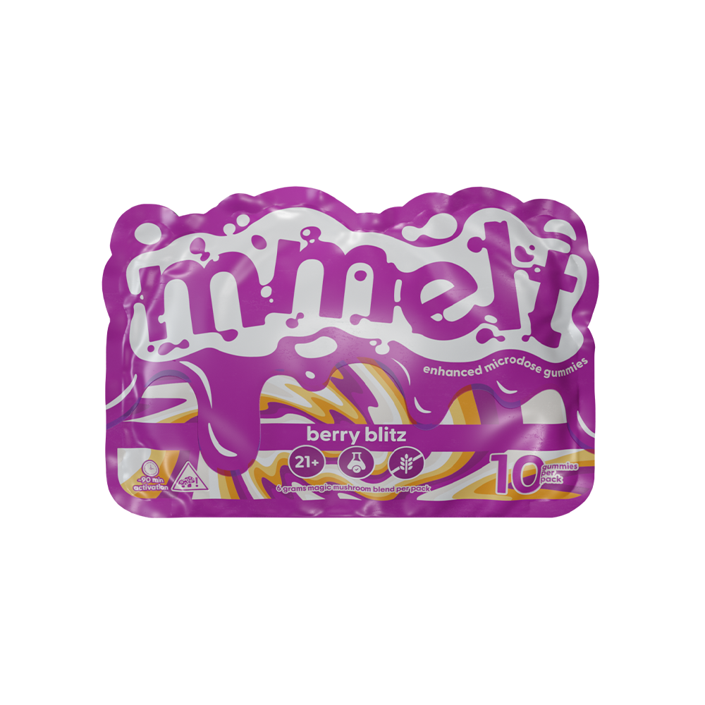 BERRY BLITZ – MMELT MUSHROOM 10 CT GUMMIES