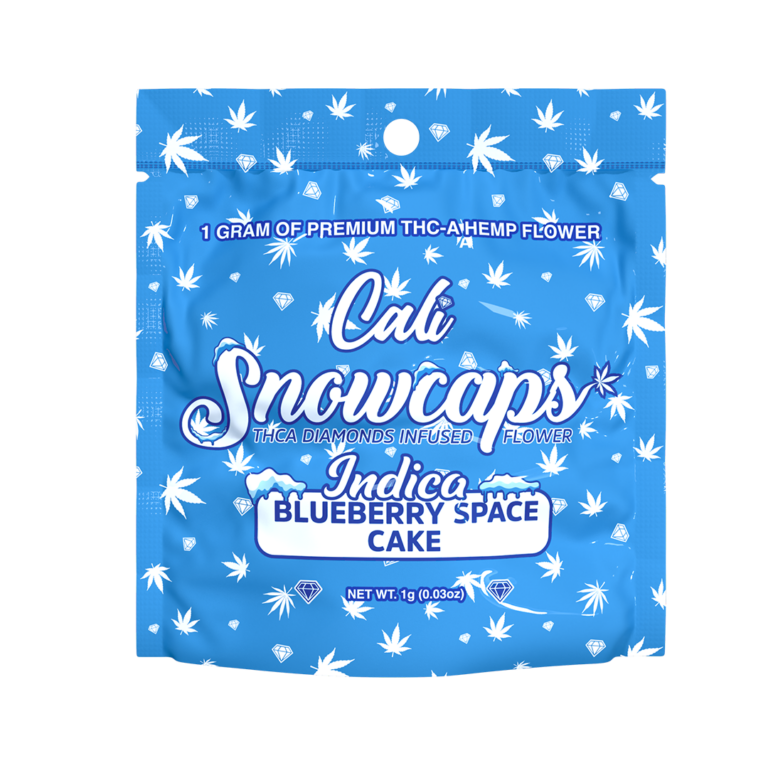 BLUEBERRY SPACE CAKE PREMIUM THCA HEMP FLOWER (INDICA) – SNOWCAPS