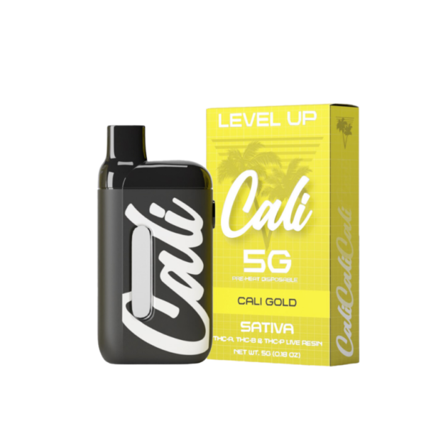 Cali Gold THCA Pre-Heat Disposable 5G – Level Up