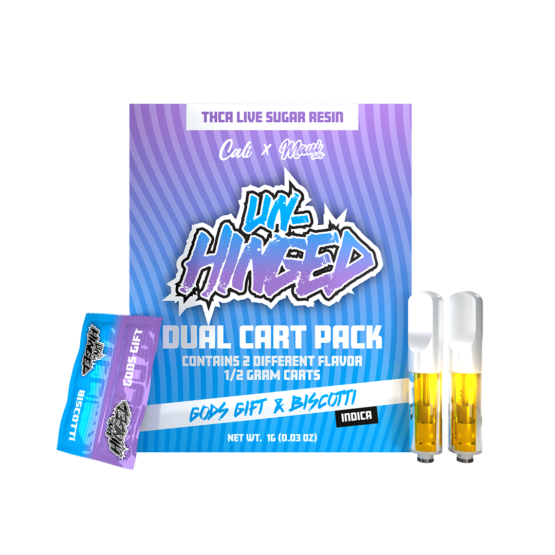 GODS GIFT + BISCOTTI (INDICA) DUAL CART – UNHINGED