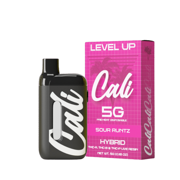 SOUR RUNTZ THCA PRE-HEAT DISPOSABLE 5G – LEVEL UP