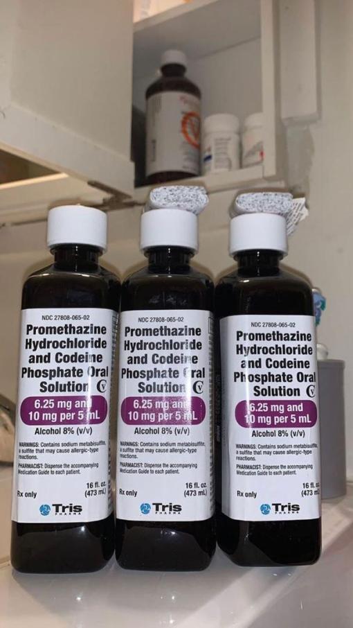 Tris Promethazine With Codeine Cough Syrup 18 OZ
